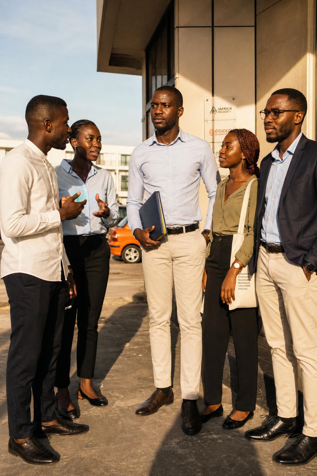 Entrepreneurs ivoiriens accompagnés par un cabinet comptable